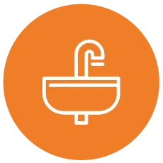 Silicon application in bathrooms & kitchens