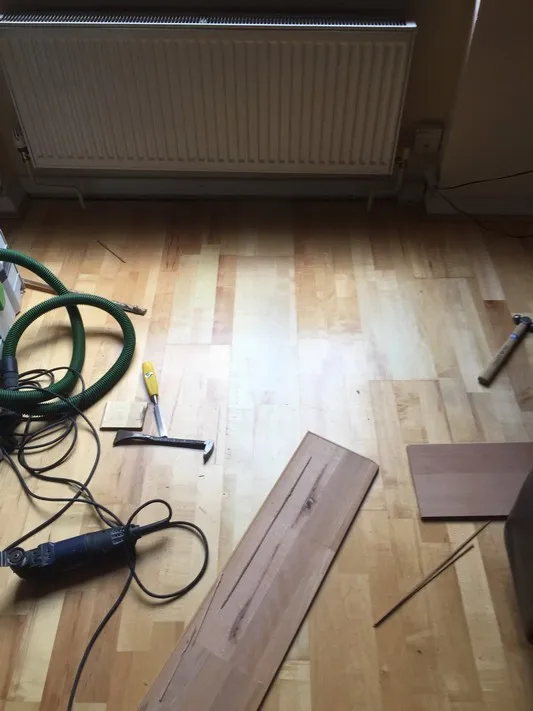 Repairs To Scratched Wooden Floor