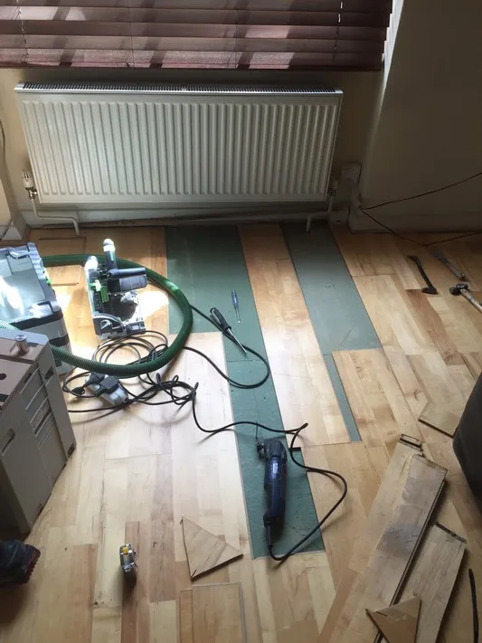 Repairs To Scratched Wooden Floor