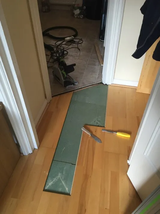 Repairs To Scratched Wooden Floor