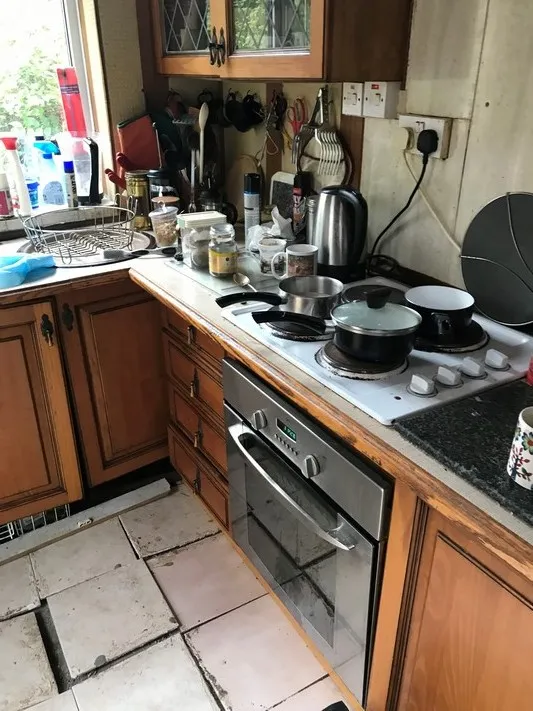 Repairs to damaged floor tiles