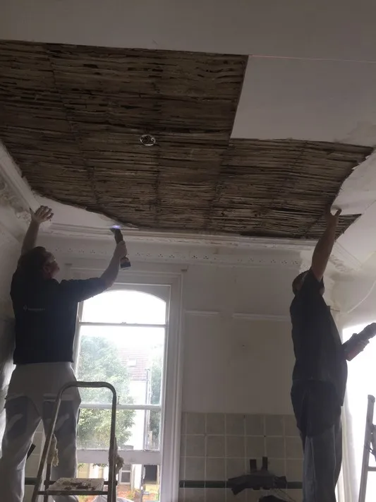 Repairs to Water Damaged Ceiling