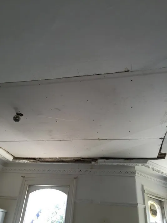 Repairs to Water Damaged Ceiling
