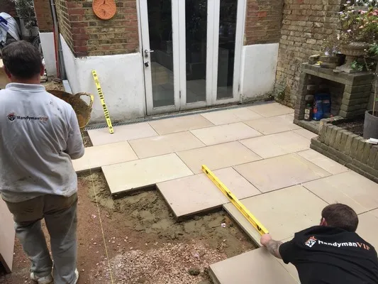 New Garden Slabs