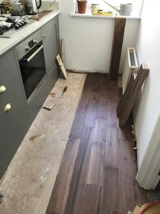 Missing Kitchen Floor Replacement