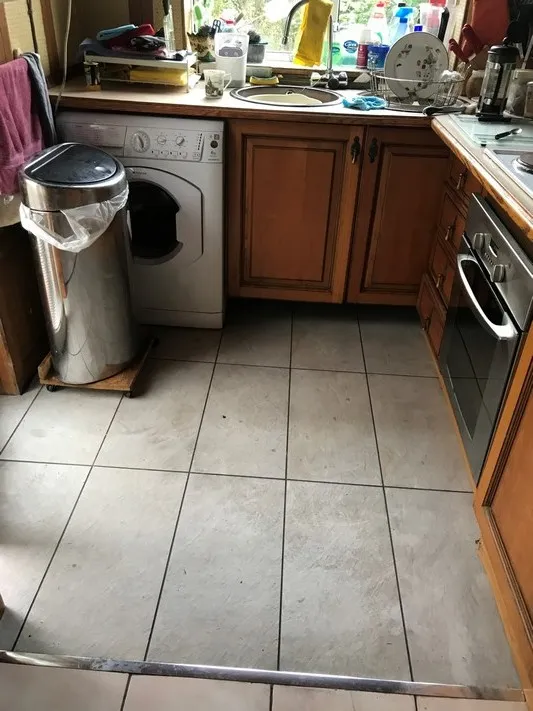 Repairs to damaged floor tiles