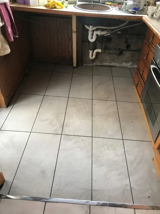 Repairs to damaged floor tiles